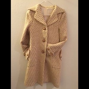 Light Yellow Plaid Jacket